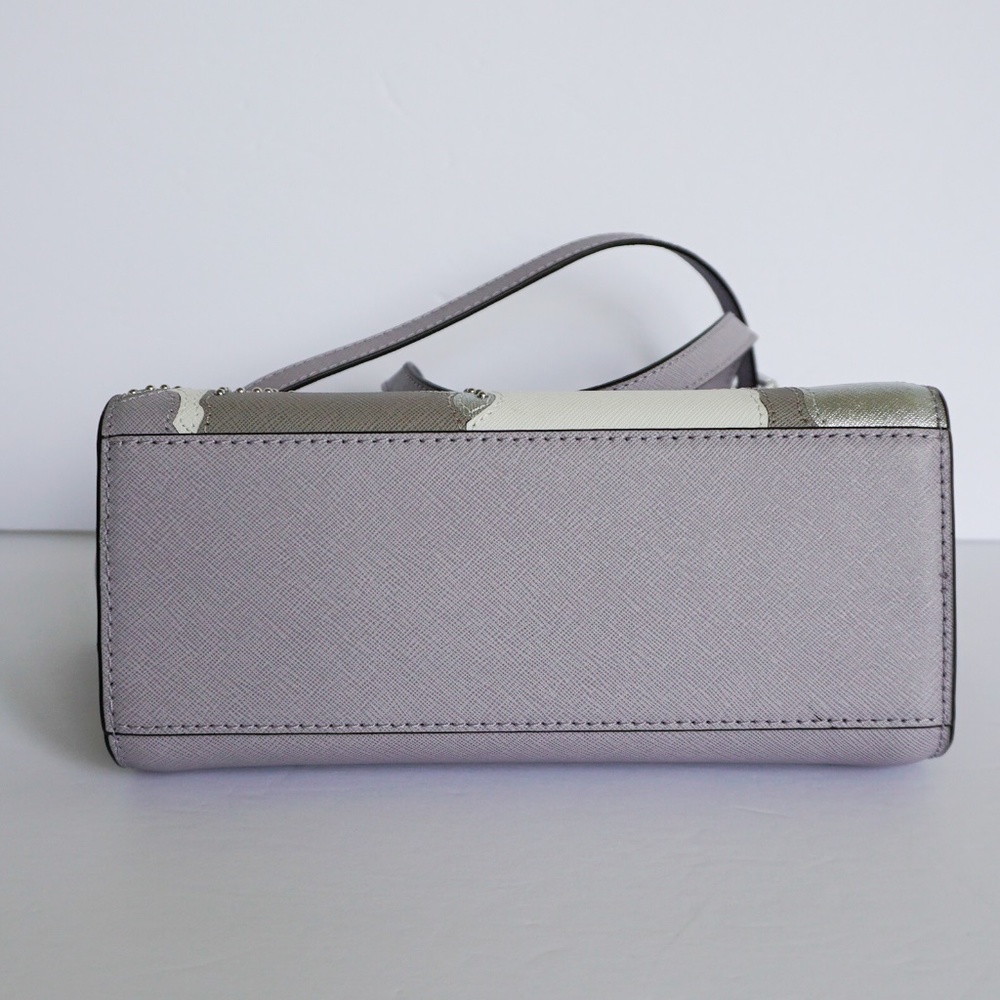 Michael Kors Selma M Messenger Bag Lilac Multi - Picture 5 of 8